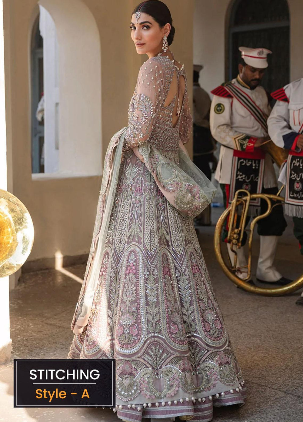 Veer Di Wedding by Elaf Embroidered  Suits Unstitched 3 Piece EF22VW EVW 01 - Bridal Collection