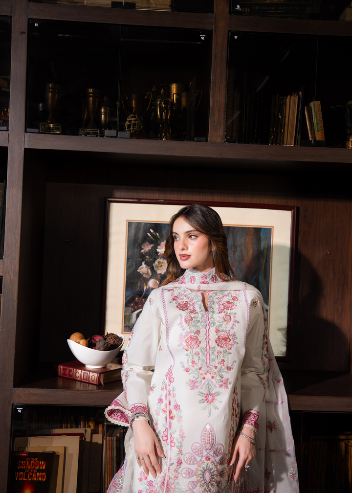 Aria By Meerak RTW Embroidered Lawn 3 Piece Suit AUREMYST Festive Collection