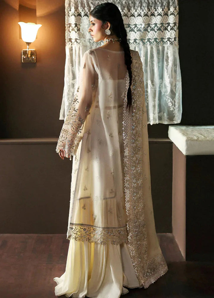 Mahnur Embroidered Organza Suits Unstitched 3 Piece D-10 Nehab- Formals Collection