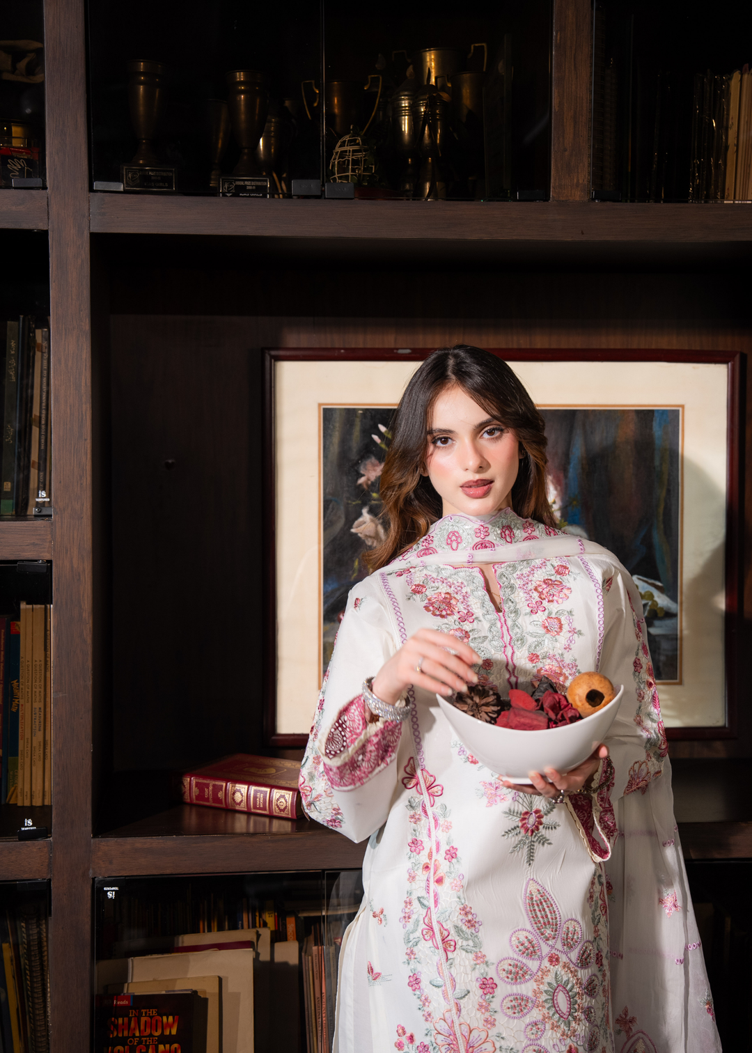 Aria By Meerak RTW Embroidered Lawn 3 Piece Suit AUREMYST Festive Collection
