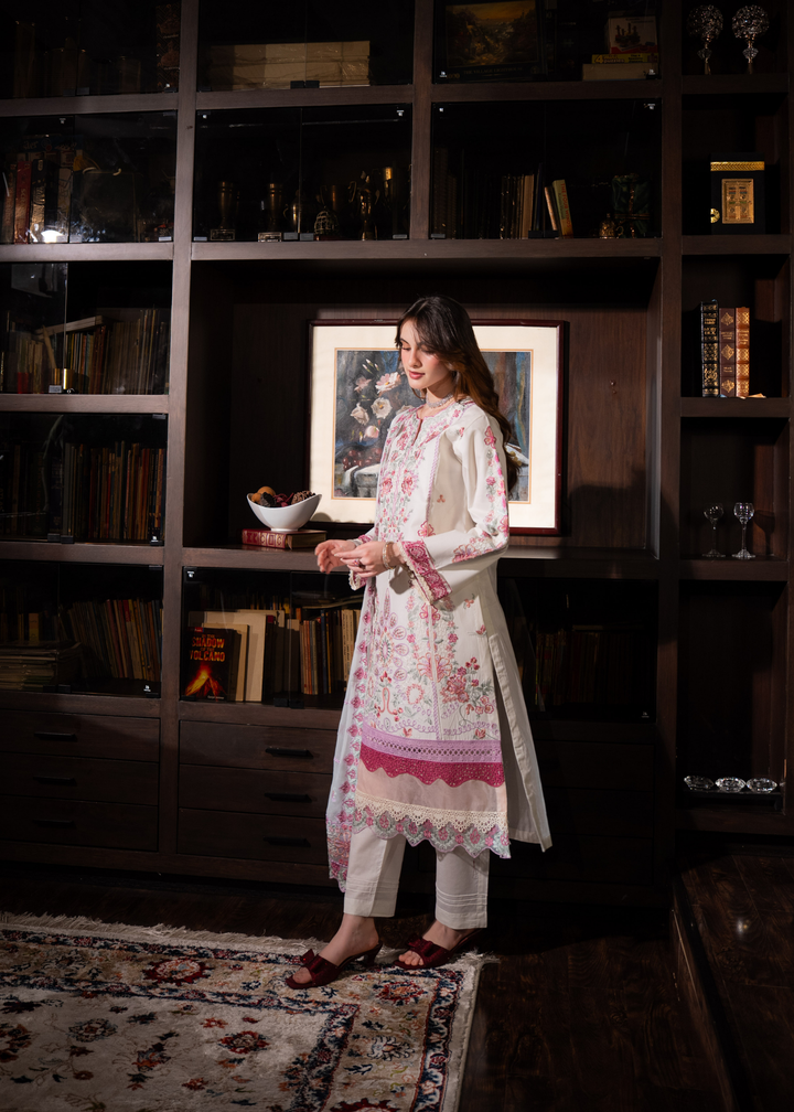 Aria By Meerak RTW Embroidered Lawn 3 Piece Suit AUREMYST Festive Collection