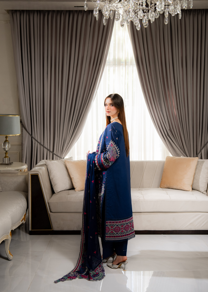Aria By Meerak RTW Embroidered Lawn 3 Piece Suit Niva Festive Collection