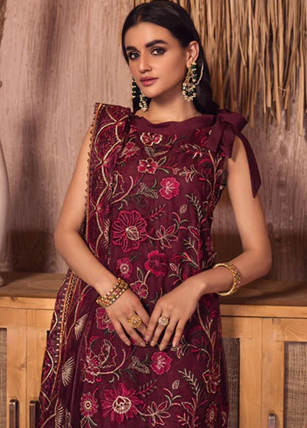 Ghazal By Zarif Embroidered  Suits Unstitched 3 Piece ZG 9 ANMOL - Luxury Collection