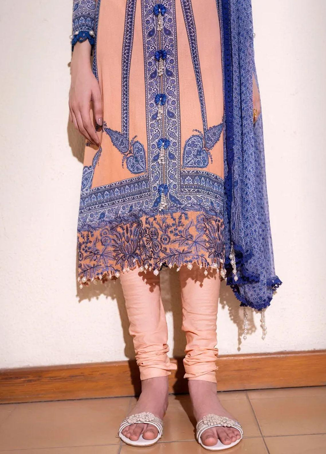 Muzlin By Sana Safinaz Embroidered Lawn Suits Unstitched 3 Piece SS23MZ 9B - Summer Collection