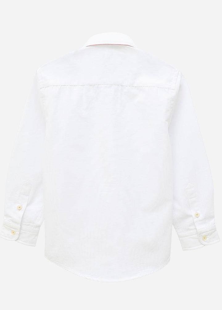 Brumano Cotton Casual Shirts for Boys -  White Button Down Casual Shirt