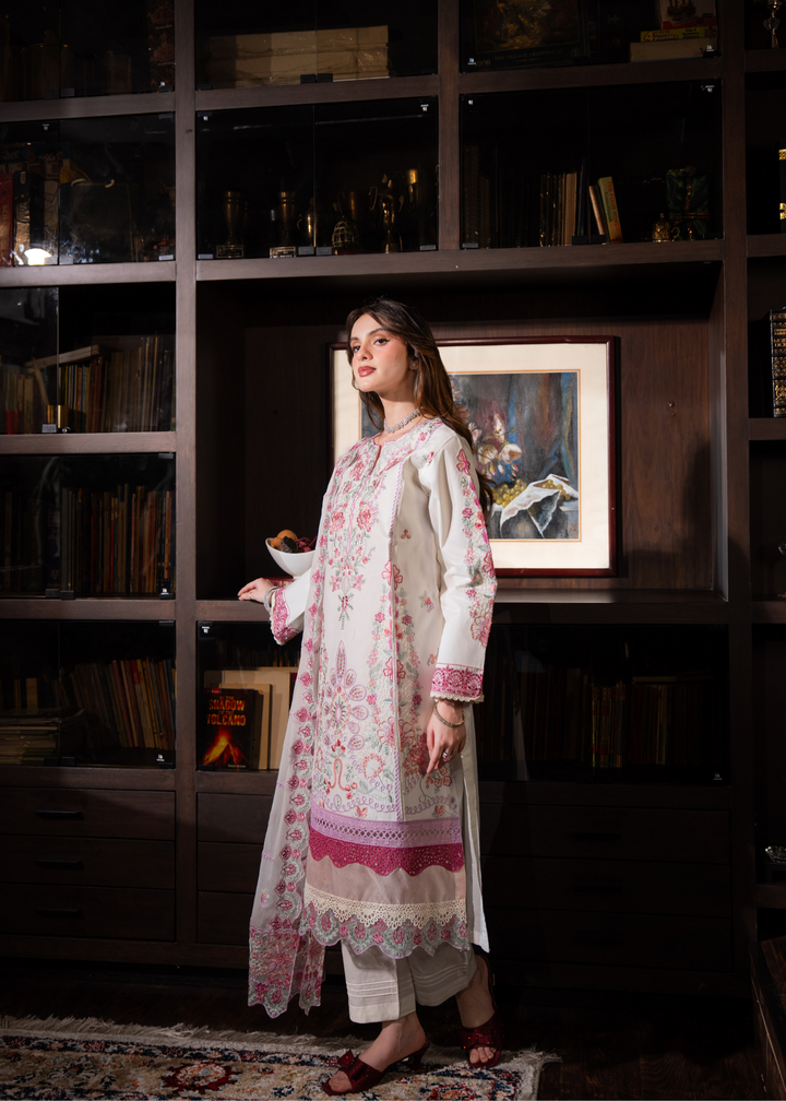 Aria By Meerak RTW Embroidered Lawn 3 Piece Suit AUREMYST Festive Collection