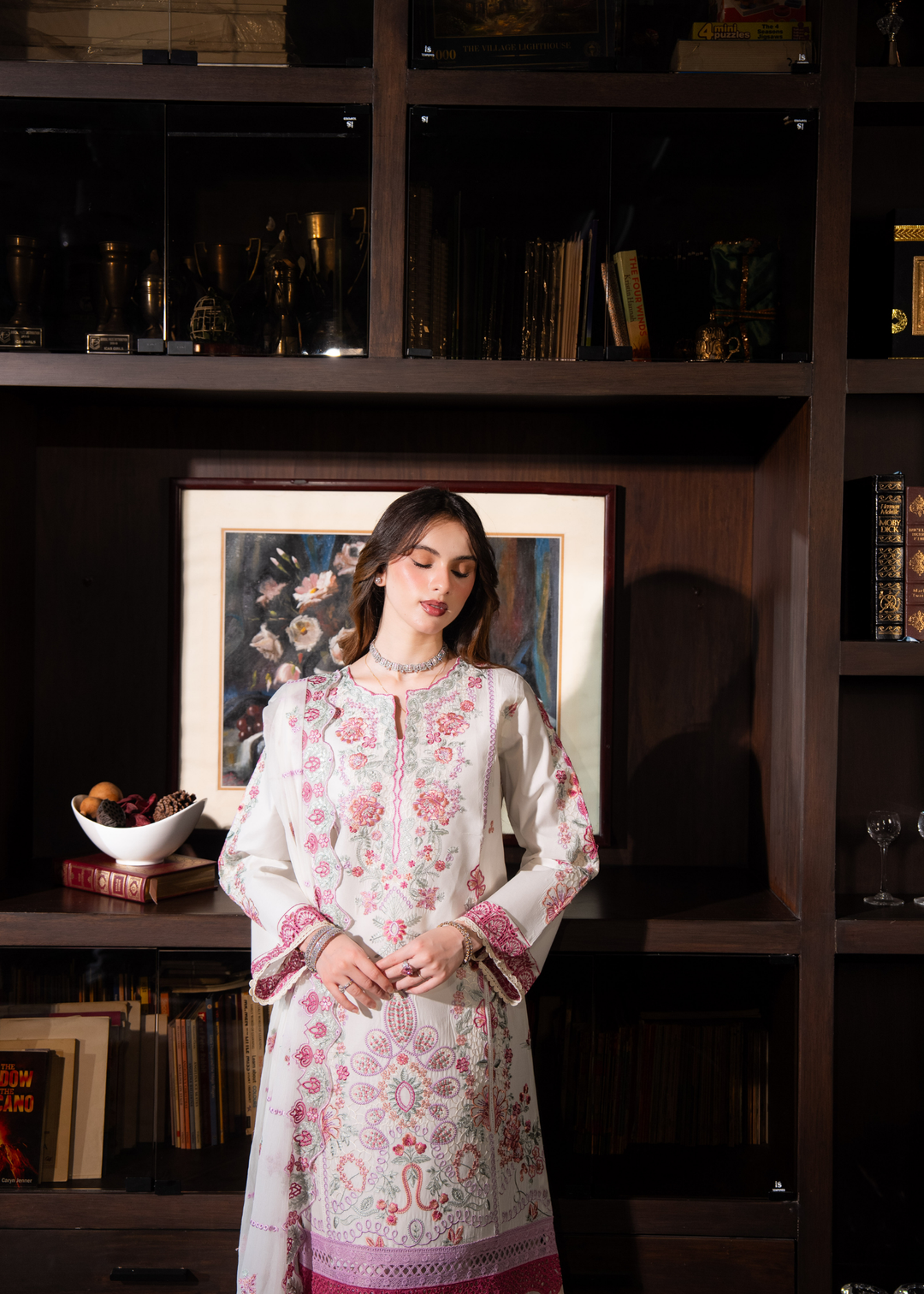 Aria By Meerak RTW Embroidered Lawn 3 Piece Suit AUREMYST Festive Collection