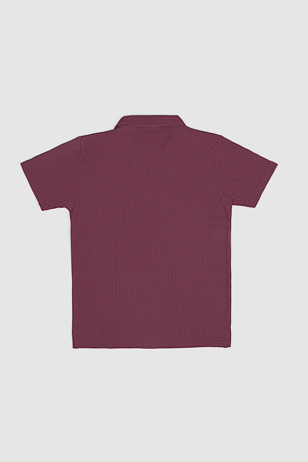 Muraqsh Ready To Wear Solids Cotton Men Wine Drop Needle Revere Polo ABD-WDNRP - Summer Collection