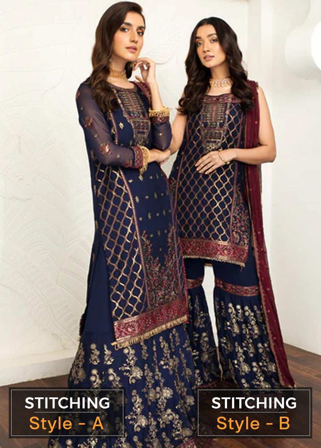Mehakmah by Zarif Embroidered  Suits Unstitched 3 Piece ZM 01 HOORIYA - Luxury Collection