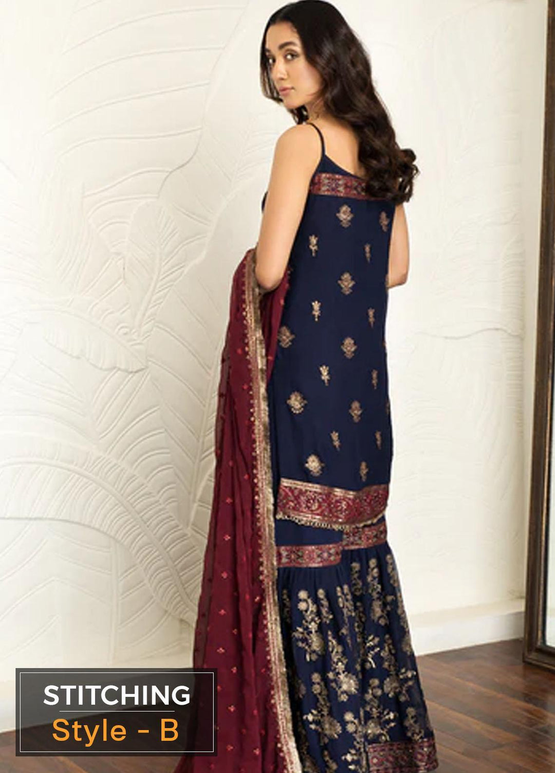 Mehakmah by Zarif Embroidered  Suits Unstitched 3 Piece ZM 01 HOORIYA - Luxury Collection