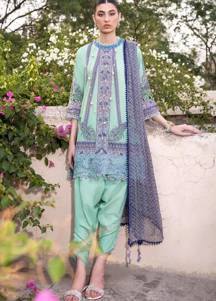Muzlin By Sana Safinaz Embroidered Lawn Suits Unstitched 3 Piece SS23MZ 9A - Summer Collection