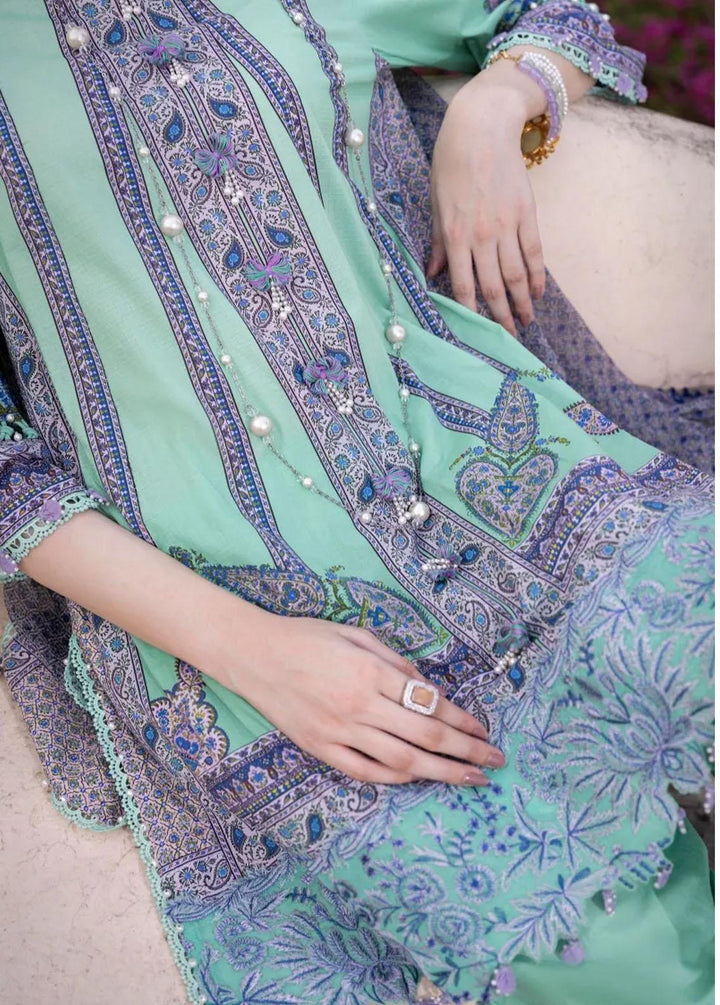 Muzlin By Sana Safinaz Embroidered Lawn Suits Unstitched 3 Piece SS23MZ 9A - Summer Collection