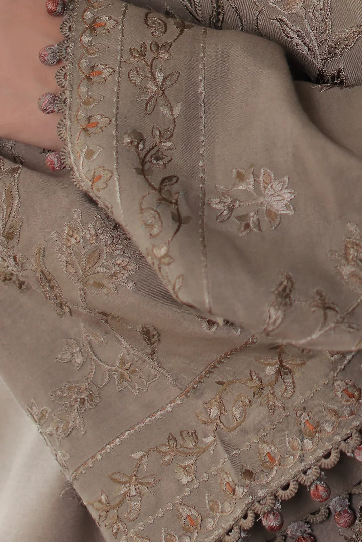 Noor by Saadia Asad Unstitched Embroidered Linen 3 Piece Suit SA26UNL D3 A - Winter Collection