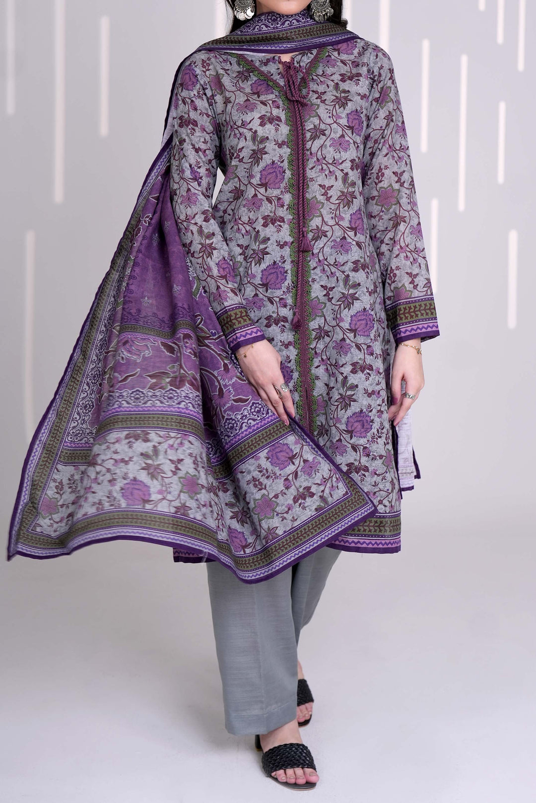 Narmin by Narkin's Unstitched Printed Khaddar 3 Piece Suit NN26UK NUWKDP-3160 - Casual Collection