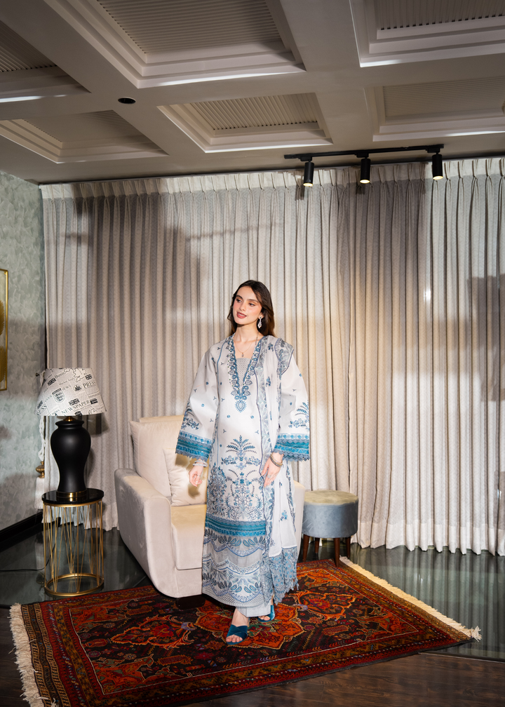 Aria By Meerak RTW Embroidered Lawn 3 Piece Suit RAAHA Festive Collection