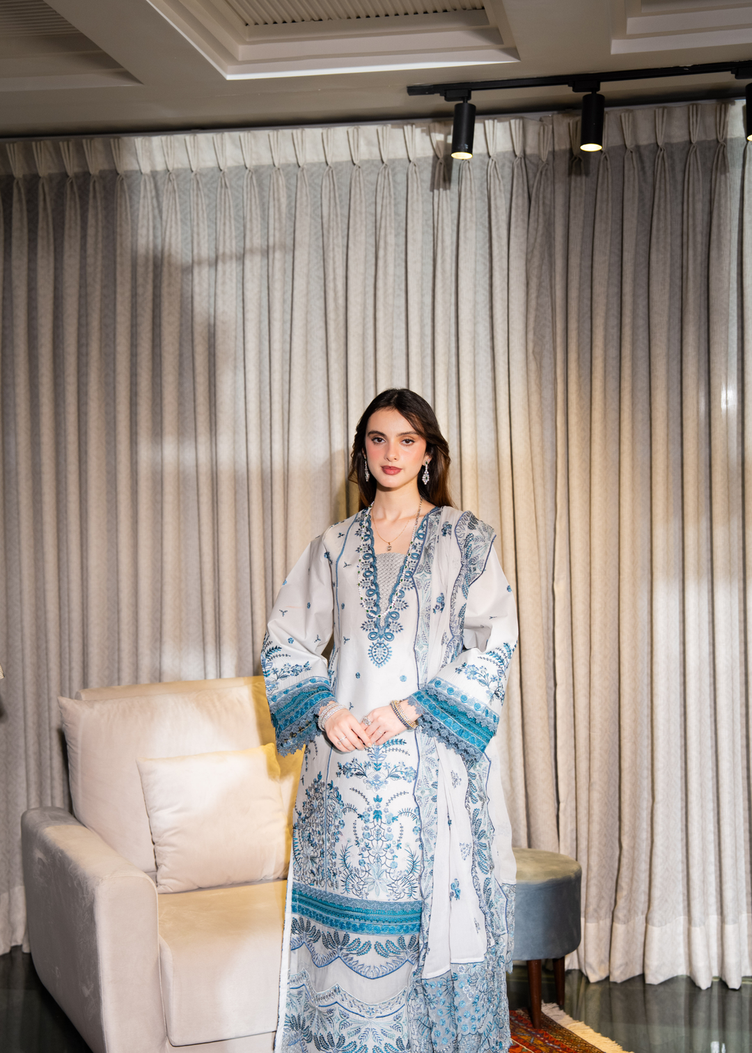 Aria By Meerak RTW Embroidered Lawn 3 Piece Suit RAAHA Festive Collection