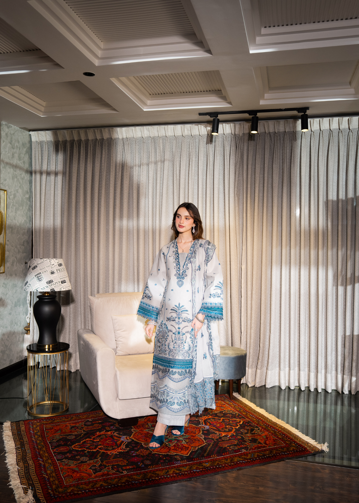 Aria By Meerak RTW Embroidered Lawn 3 Piece Suit RAAHA Festive Collection