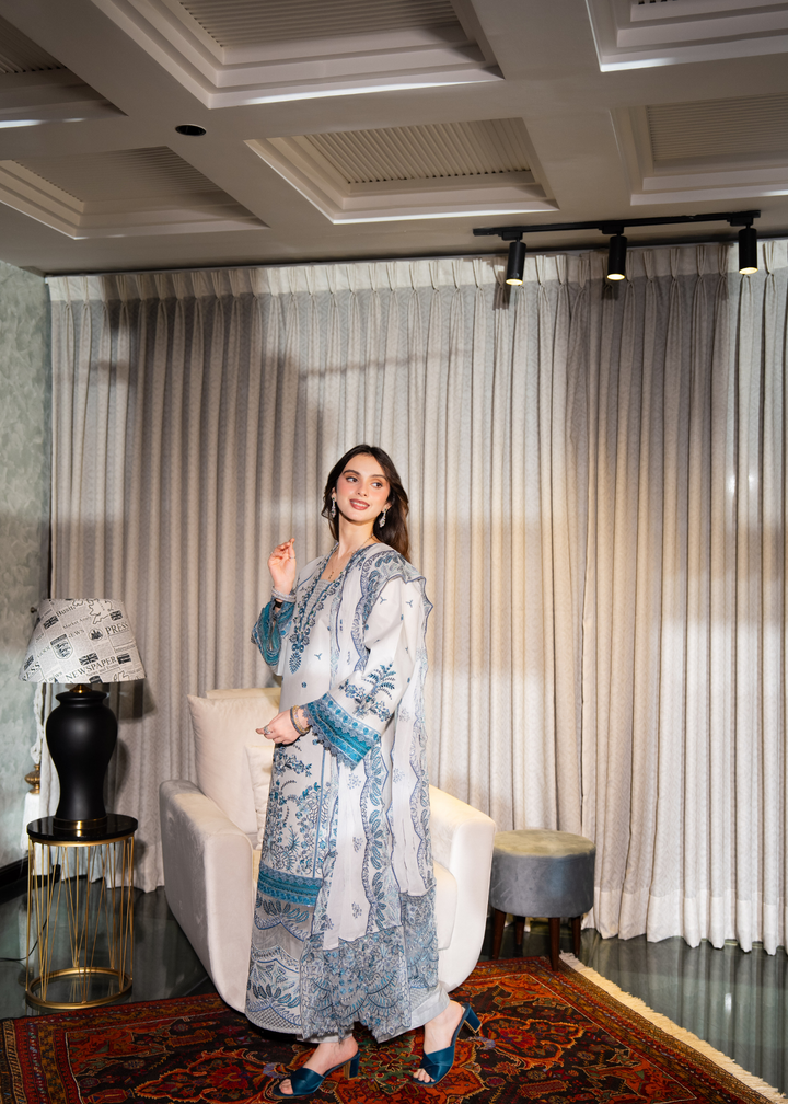 Aria By Meerak RTW Embroidered Lawn 3 Piece Suit RAAHA Festive Collection