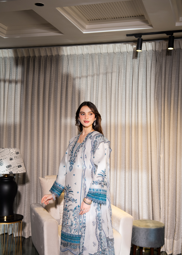 Aria By Meerak RTW Embroidered Lawn 3 Piece Suit RAAHA Festive Collection