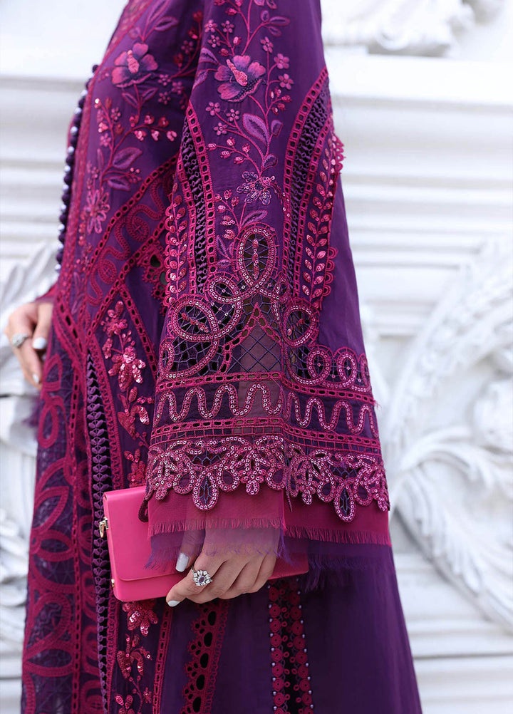 Maria B Unstitched Embroidered Lawn 3 Piece Suit MB26ULE D14 - Eid Collection