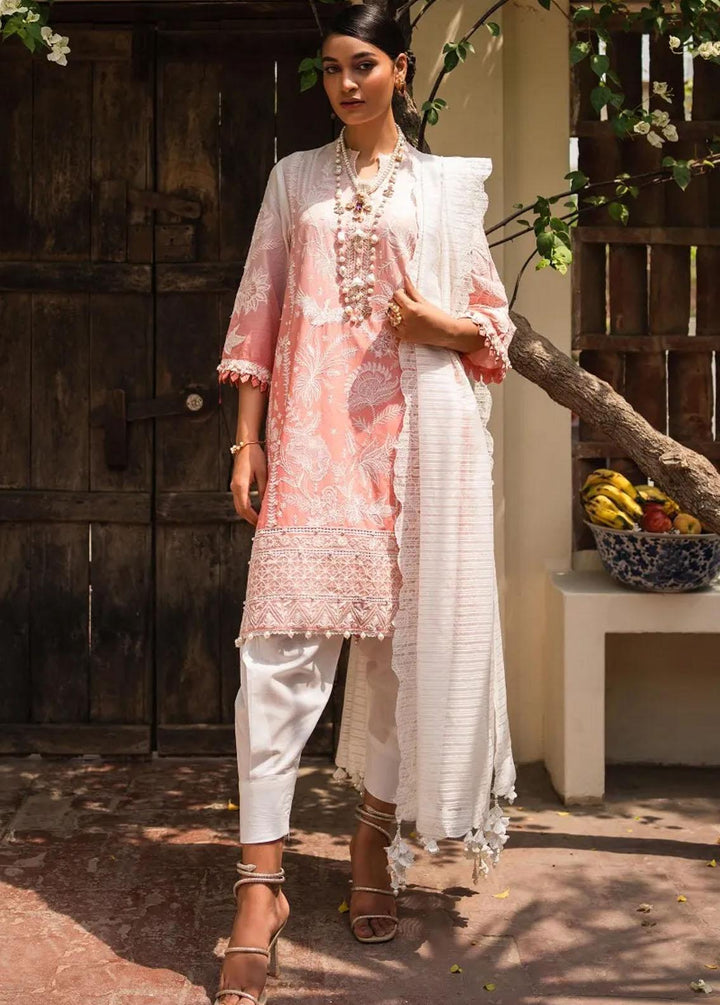 Muzlin By Sana Safinaz Embroidered Lawn Suits Unstitched 3 Piece SS23MZ 8B - Summer Collection