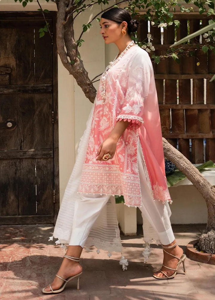 Muzlin By Sana Safinaz Embroidered Lawn Suits Unstitched 3 Piece SS23MZ 8B - Summer Collection