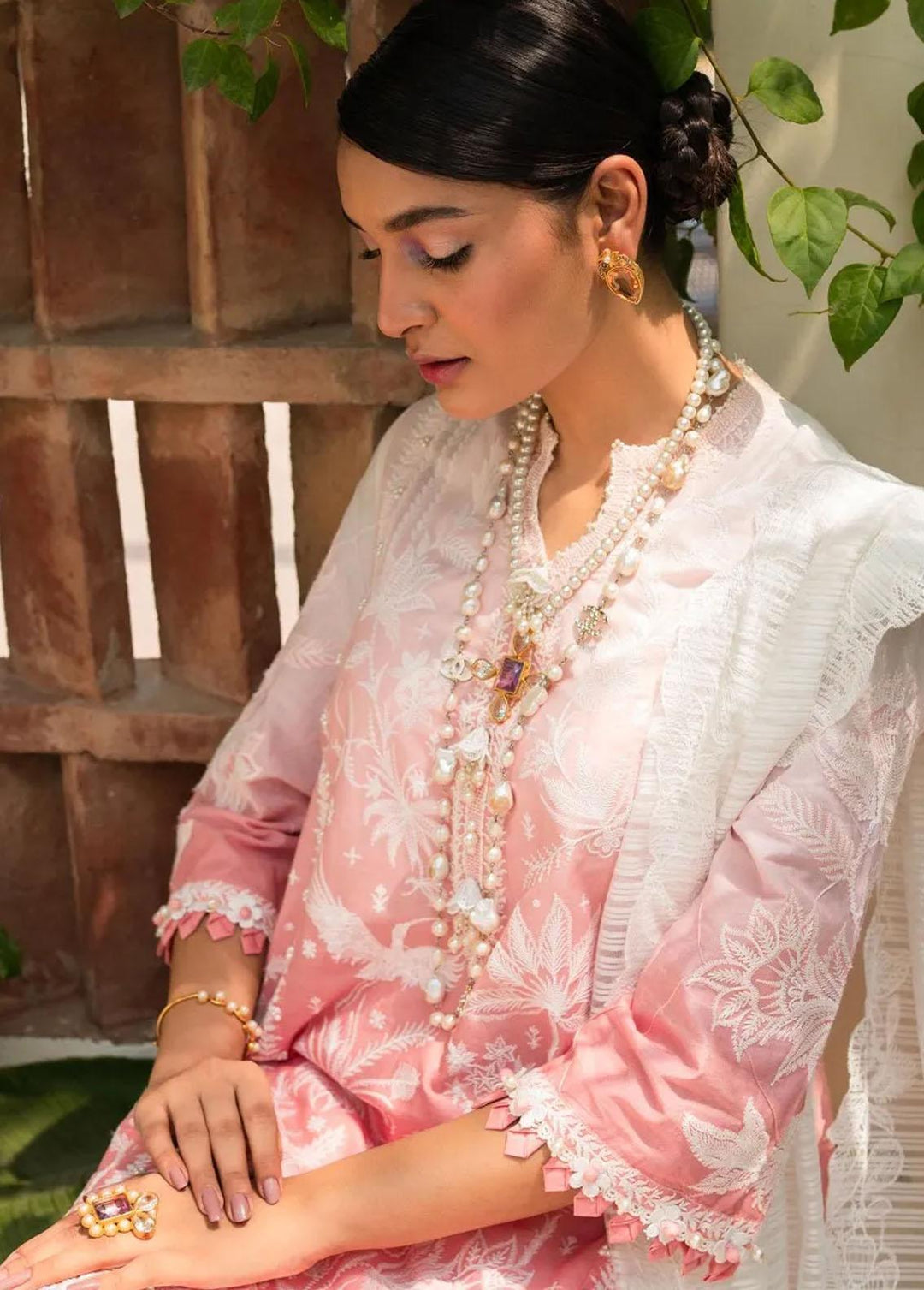 Muzlin By Sana Safinaz Embroidered Lawn Suits Unstitched 3 Piece SS23MZ 8B - Summer Collection