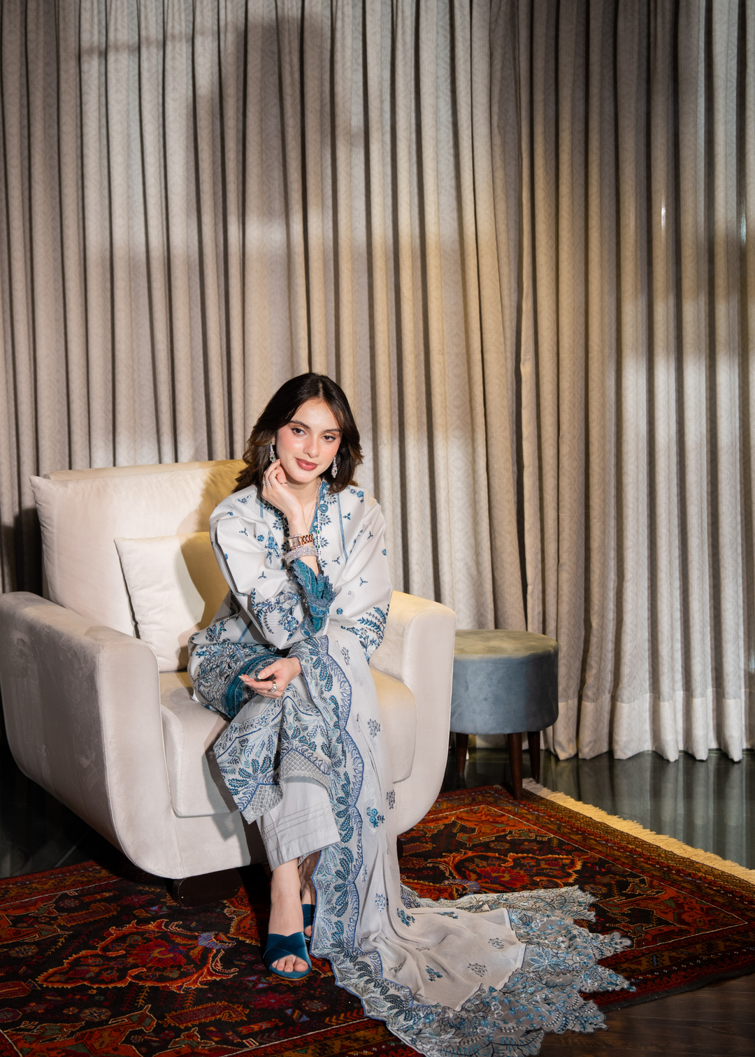 Aria By Meerak RTW Embroidered Lawn 3 Piece Suit RAAHA Festive Collection