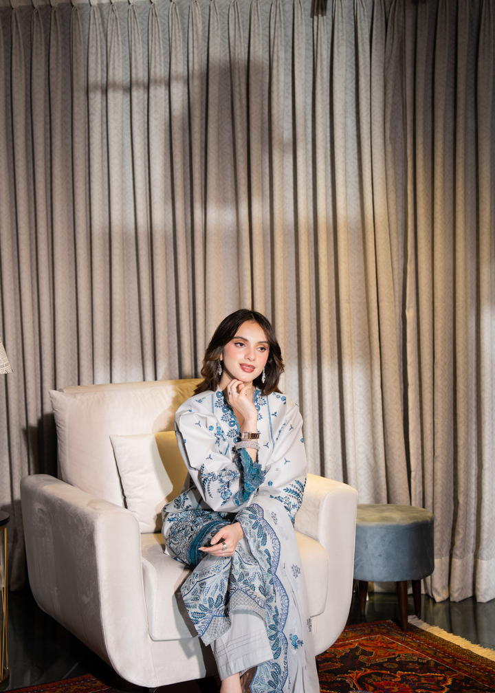 Aria By Meerak RTW Embroidered Lawn 3 Piece Suit RAAHA Festive Collection