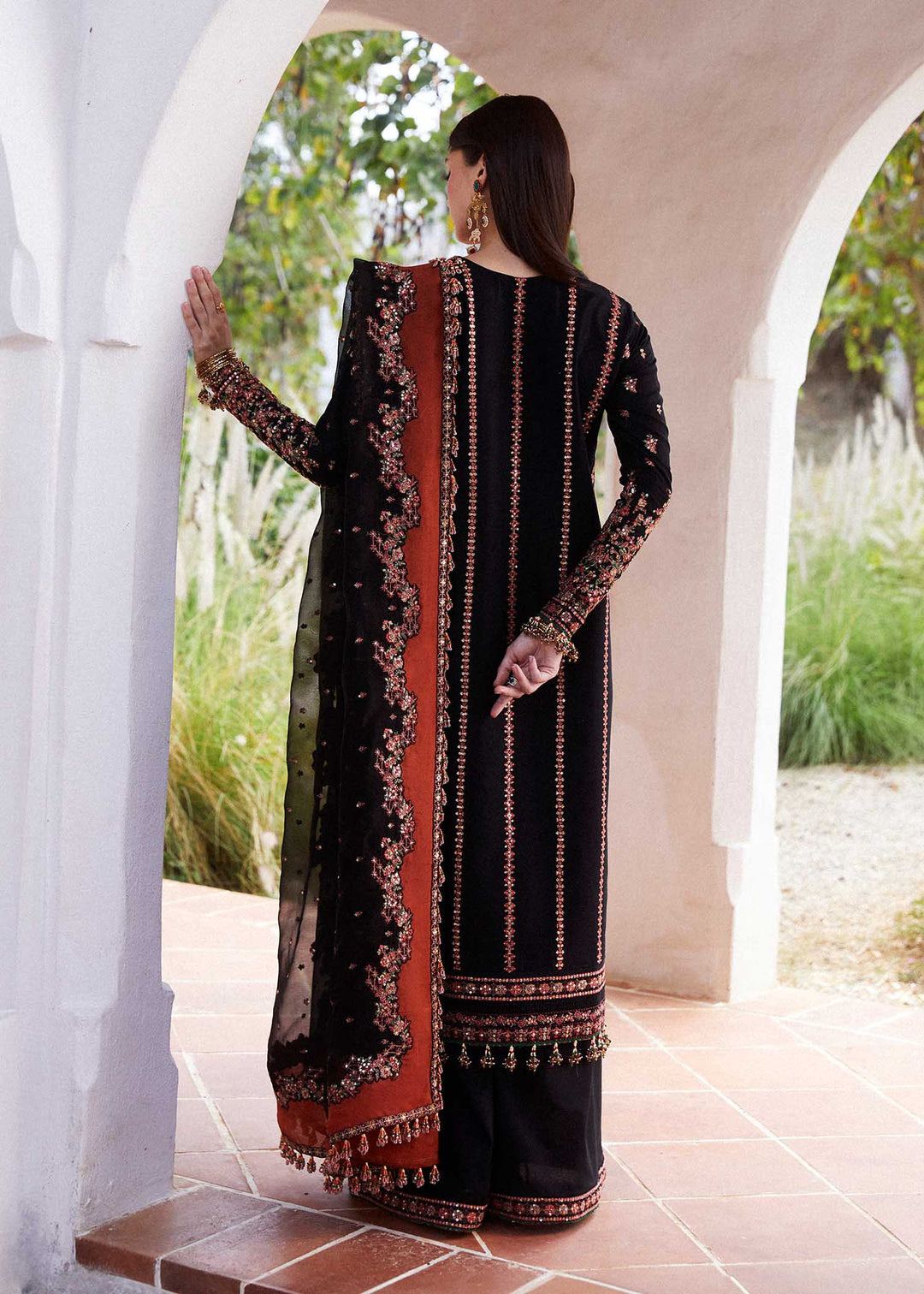 Hussain Rehar Embroidered Lawn Suits Unstitched 3 Piece HRR24EL Sifouna - Luxury Collection