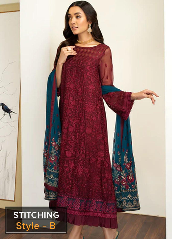 Mehakmah by Zarif Embroidered  Suits Unstitched 3 Piece ZM 03 BAANO - Luxury Collection