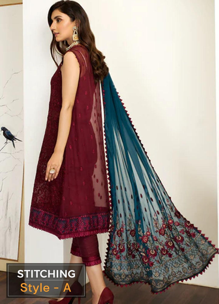 Mehakmah by Zarif Embroidered  Suits Unstitched 3 Piece ZM 03 BAANO - Luxury Collection