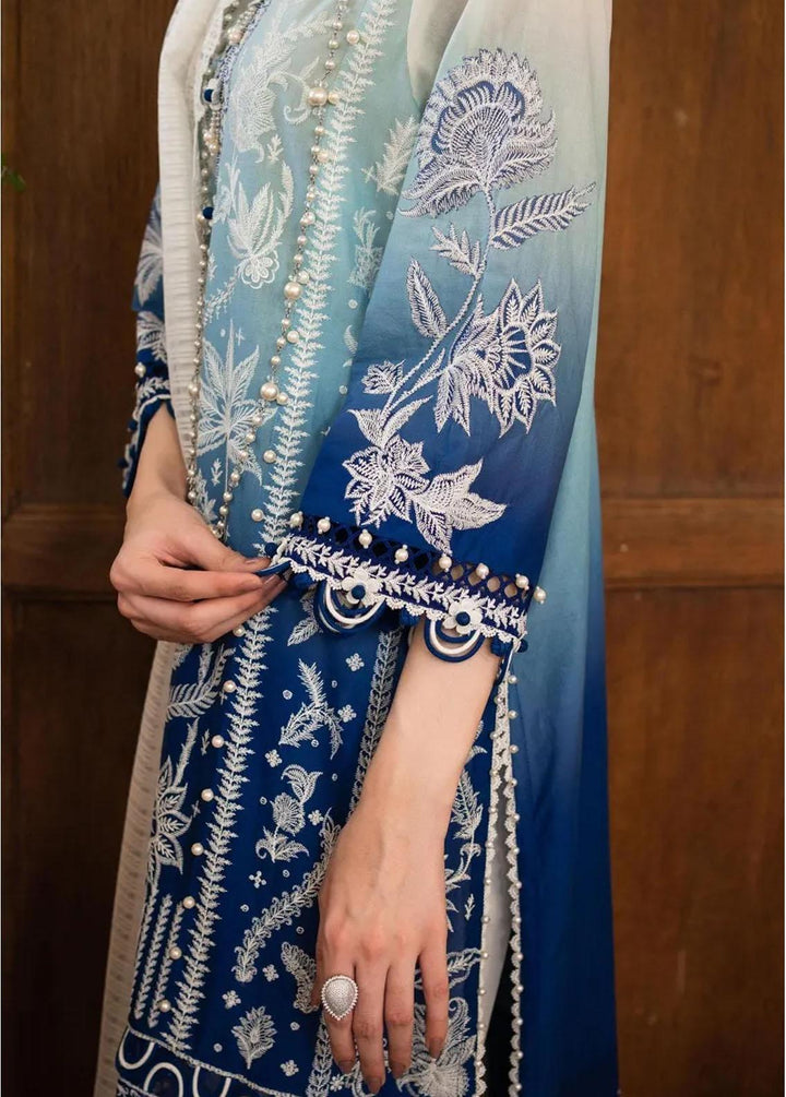 Muzlin By Sana Safinaz Embroidered Lawn Suits Unstitched 3 Piece SS23MZ 8A - Summer Collection