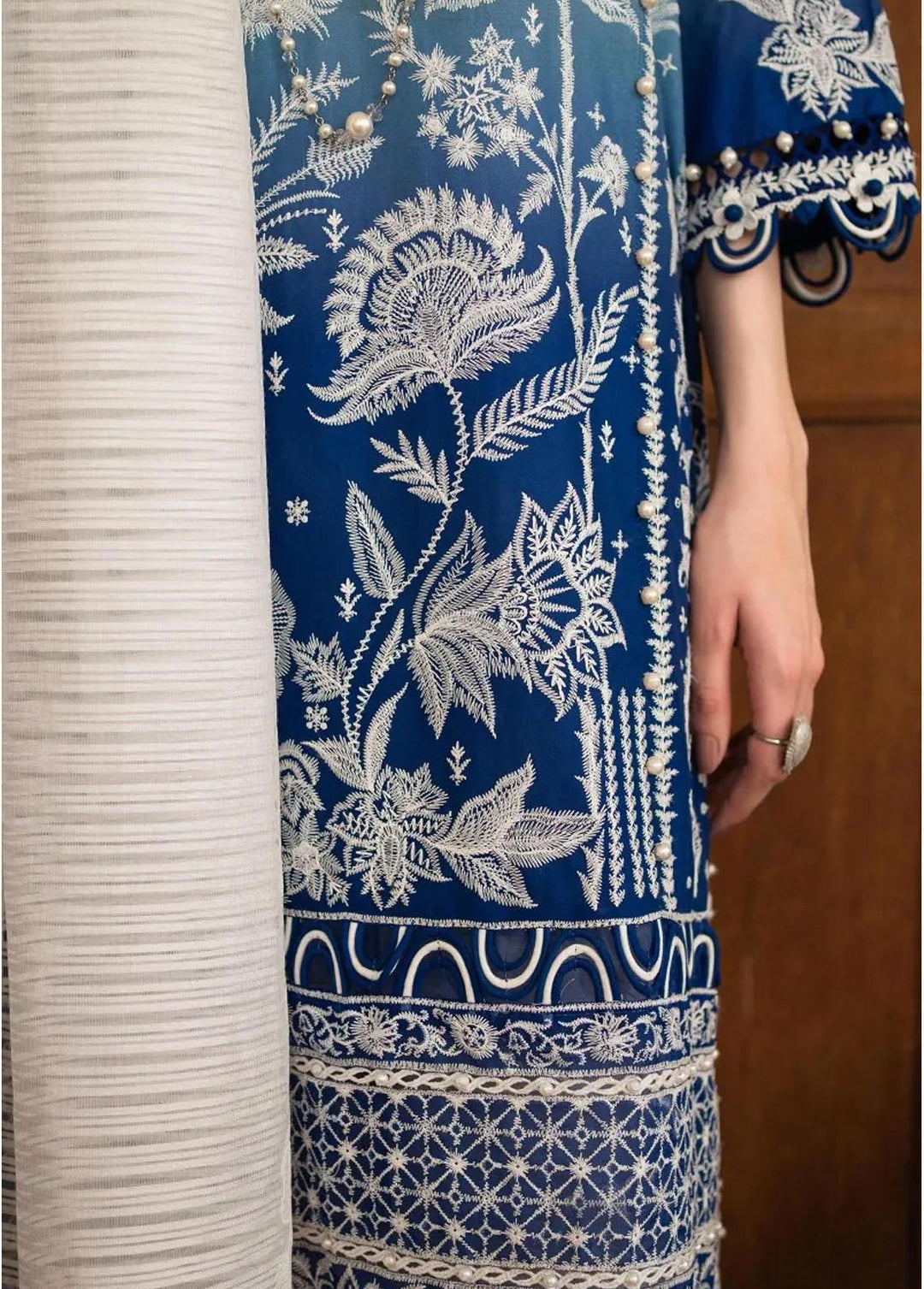 Muzlin By Sana Safinaz Embroidered Lawn Suits Unstitched 3 Piece SS23MZ 8A - Summer Collection