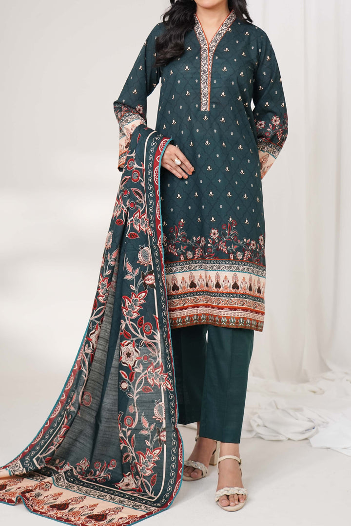 Narmin by Narkin's Unstitched Printed Khaddar 3 Piece Suit NN26UK NUWKDP-3180 - Casual Collection