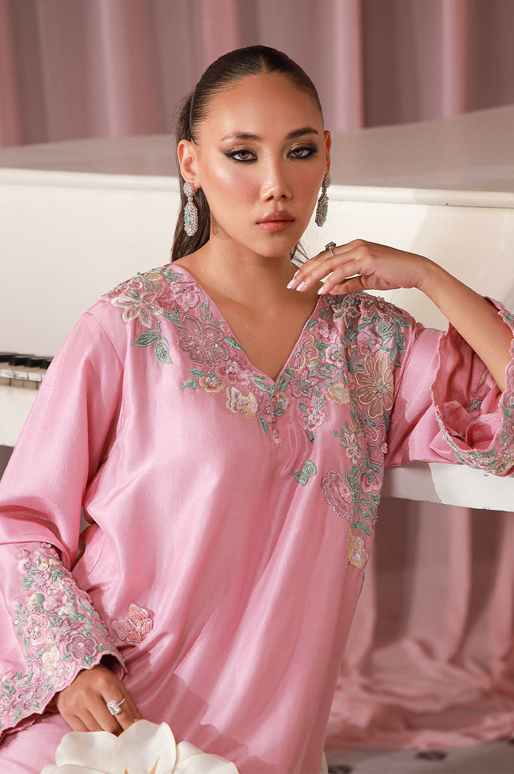 Sera From Nizka By Nida Rehan RTW Embroidered Chiffon 2 Piece Suit Mirel - Festive Collection