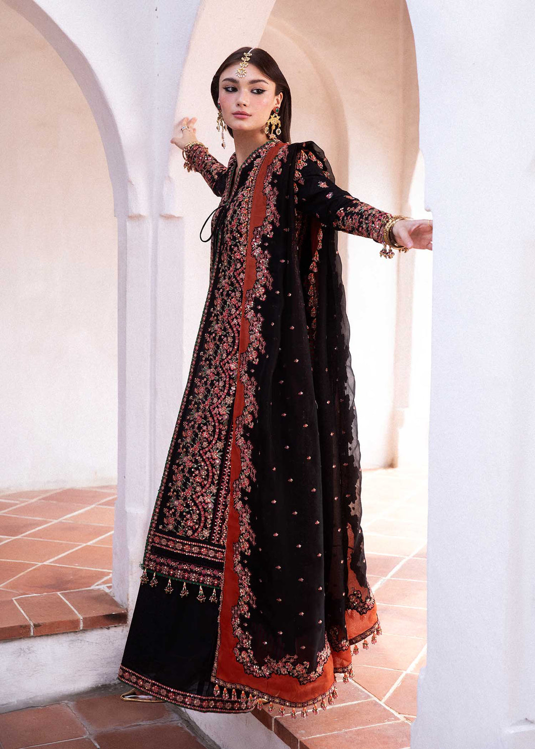 Hussain Rehar Embroidered Lawn Suits Unstitched 3 Piece HRR24EL Sifouna - Luxury Collection