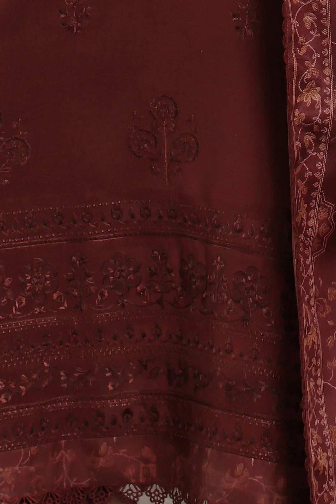 Noor by Saadia Asad Unstitched Embroidered Linen 3 Piece Suit SA26UNL D3 B - Winter Collection
