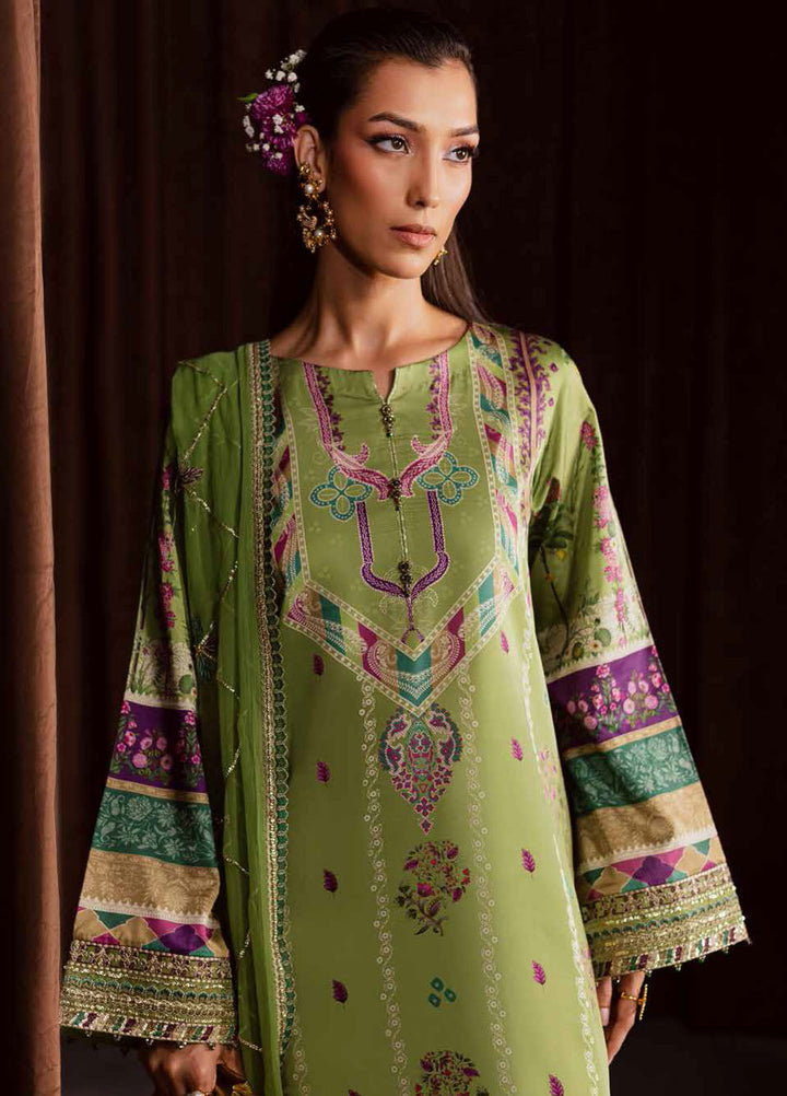 The Silk by Nureh Embroidered Silk Suits Unstitched 3 Piece NU25SU S-26 - Festive Collection