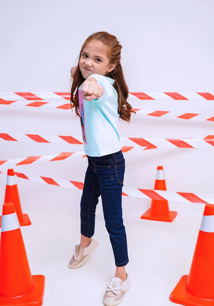 Ochre RTW Printed Cotton T-Shirt Girls 1 Piece OGK-211 - Summer Collection