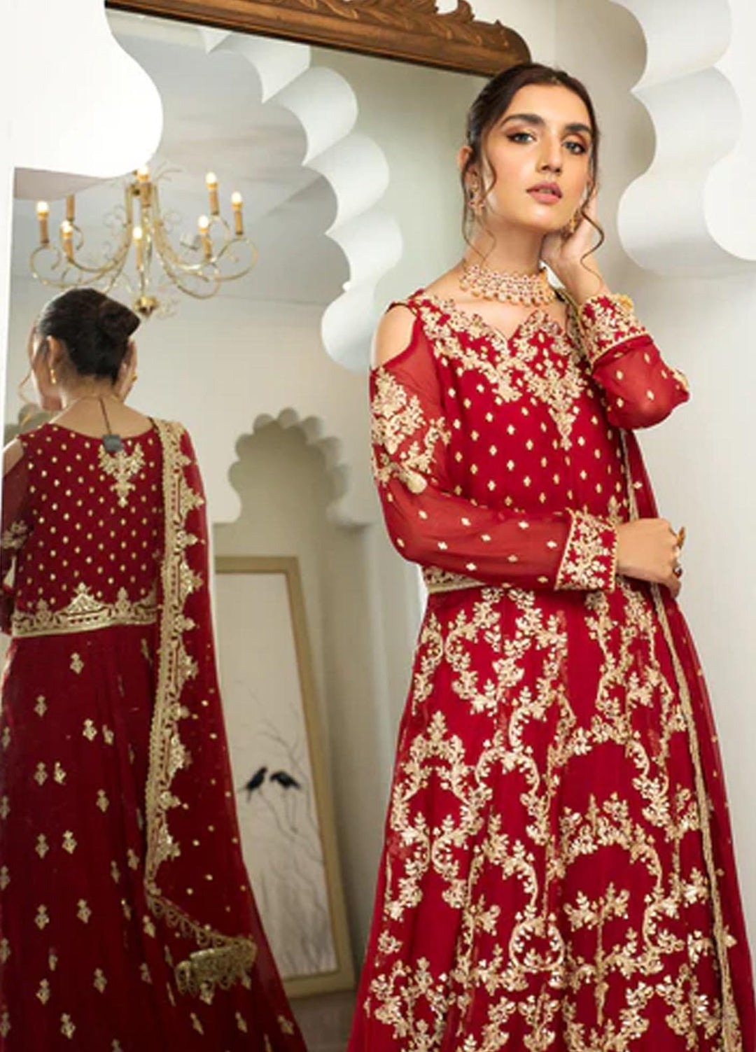 Mehakmah by Zarif Embroidered  Suits Unstitched 3 Piece ZM 08 SHEHNAI - Luxury Collection