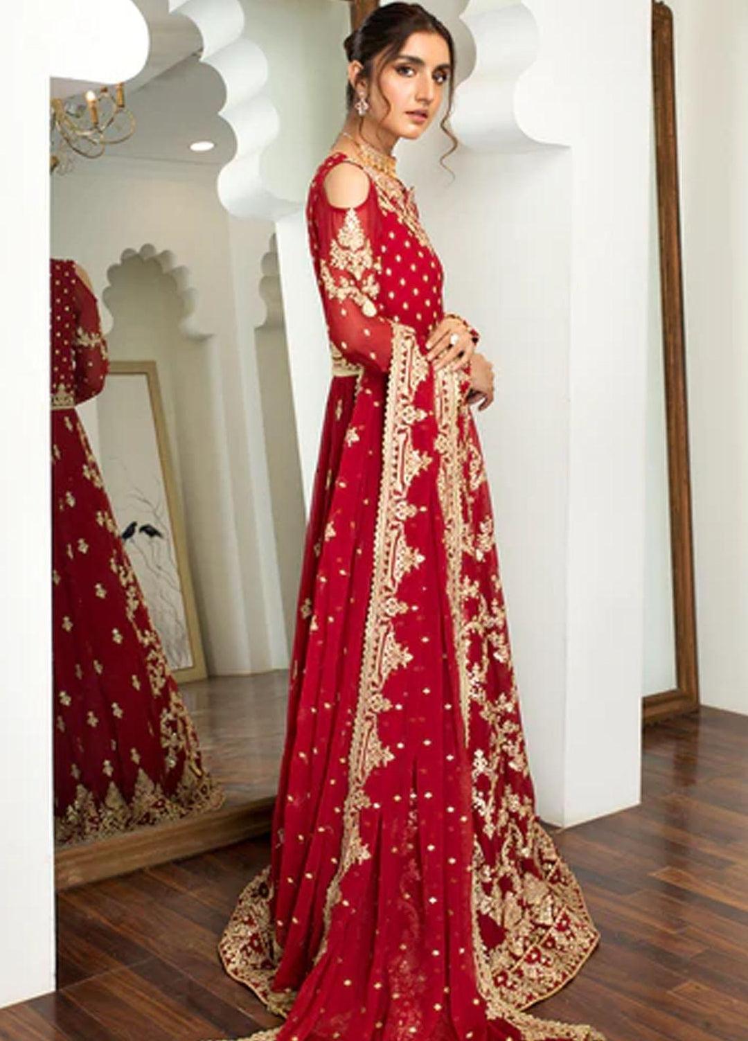 Mehakmah by Zarif Embroidered  Suits Unstitched 3 Piece ZM 08 SHEHNAI - Luxury Collection