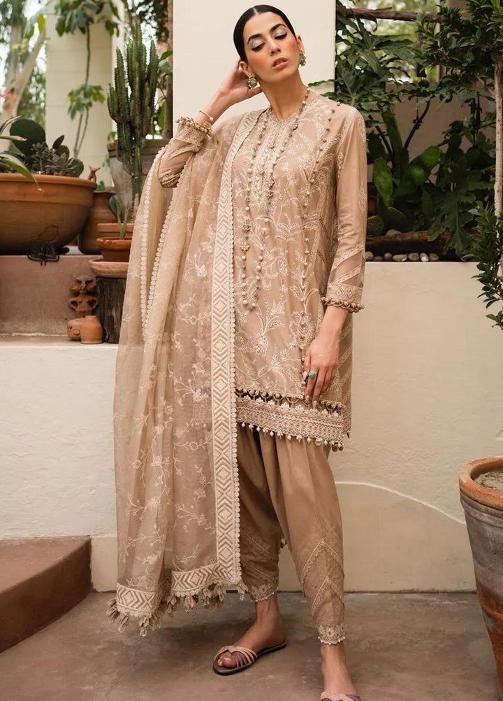 Muzlin By Sana Safinaz Embroidered Lawn Suits Unstitched 3 Piece SS23MZ 7B - Summer Collection