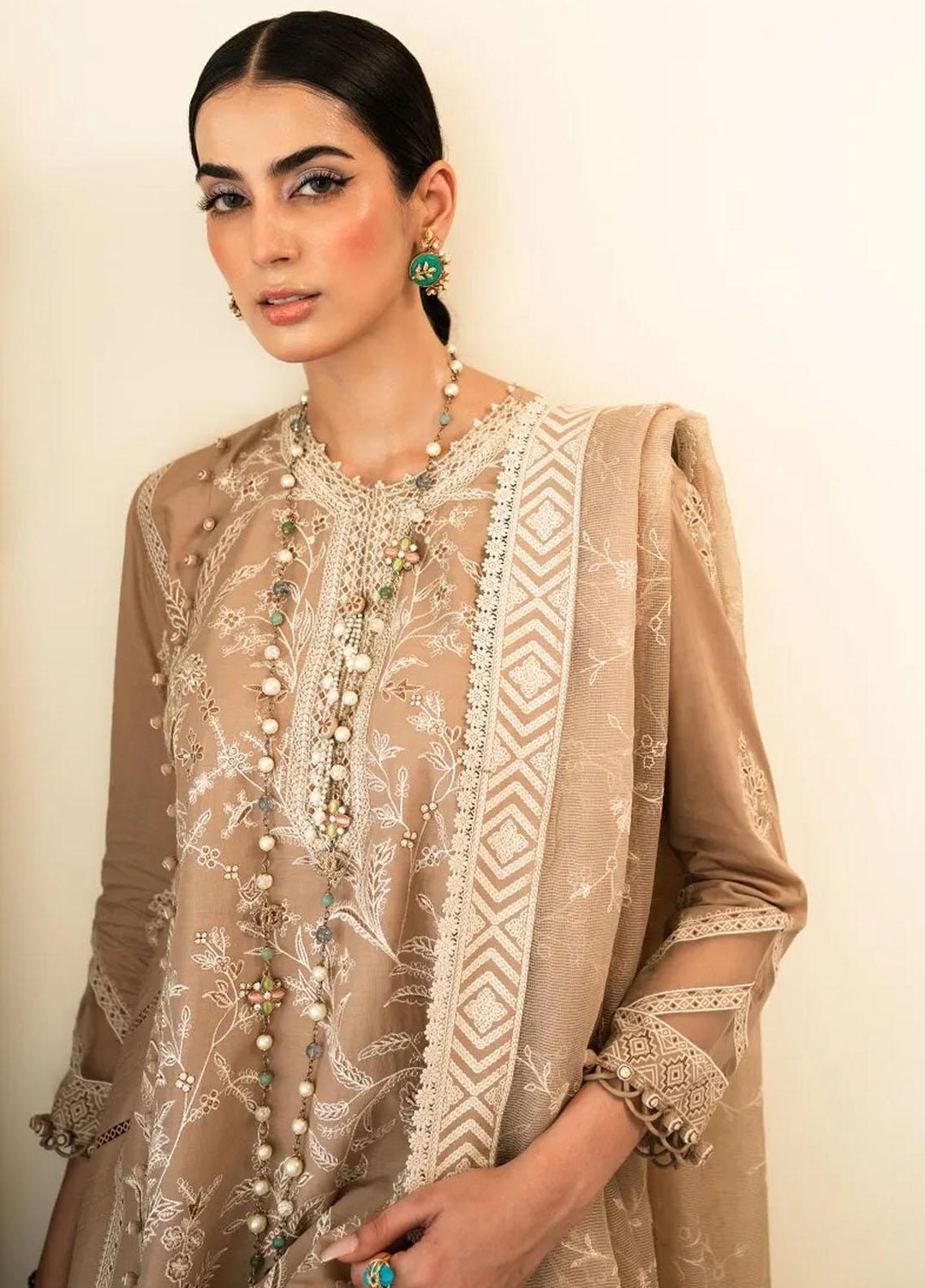 Muzlin By Sana Safinaz Embroidered Lawn Suits Unstitched 3 Piece SS23MZ 7B - Summer Collection