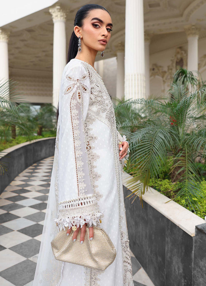 Maria B Unstitched Embroidered Lawn 3 Piece Suit MB26ULE D1 - Eid Collection