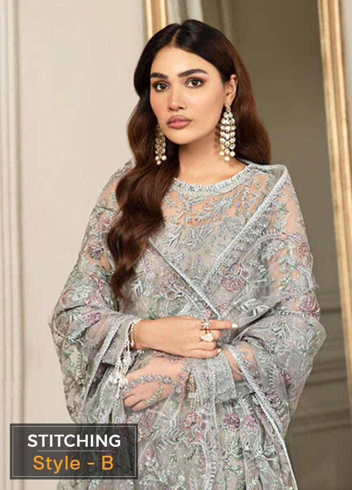 Mehroze By Zarif Embroidered  Suits Unstitched 3 Piece ZMF 01 GRACE - Luxury Collection