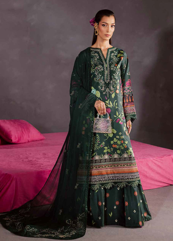 The Silk by Nureh Embroidered Silk Suits Unstitched 3 Piece NU25SU S-29 - Festive Collection