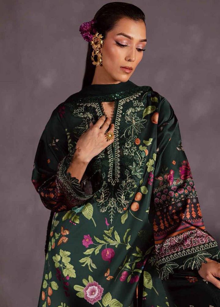 The Silk by Nureh Embroidered Silk Suits Unstitched 3 Piece NU25SU S-29 - Festive Collection