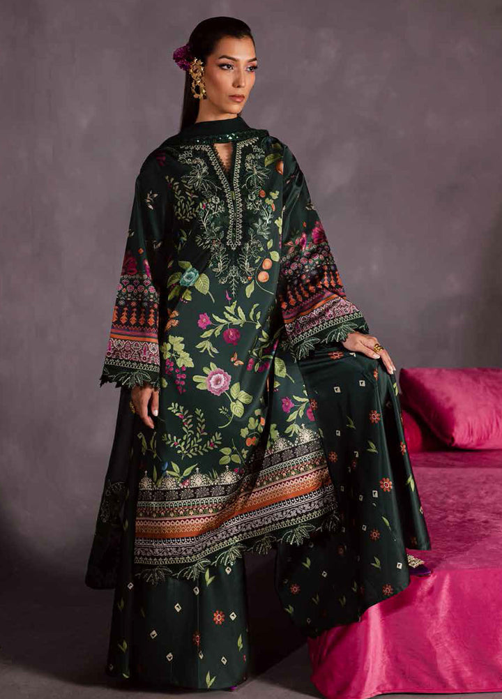 The Silk by Nureh Embroidered Silk Suits Unstitched 3 Piece NU25SU S-29 - Festive Collection