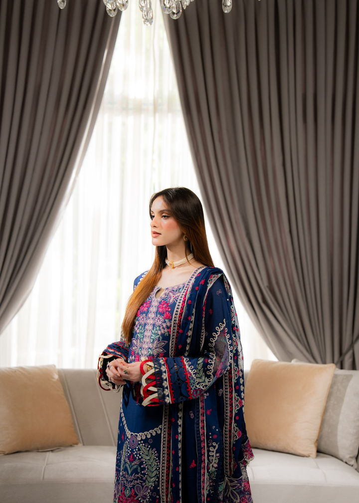 Aria By Meerak RTW Embroidered Lawn 3 Piece Suit Niva Festive Collection